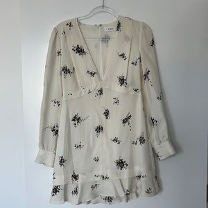 Beige with small flower details